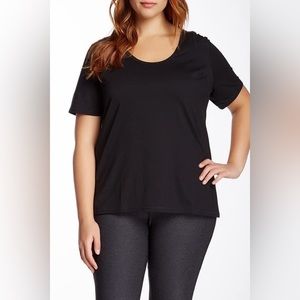 NWT Z by Zella Black Tee—Size 1X